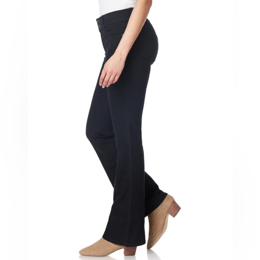WallFlower Women’s Junior Black Jeans Flirty Curvy Flare High Rise  Stretch  Sz7